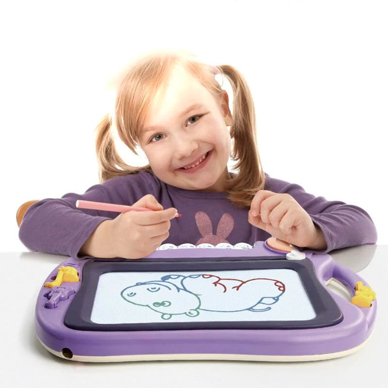 Jeronimo Handheld Writing Board with Hidden Pen & Music Notes – Blue