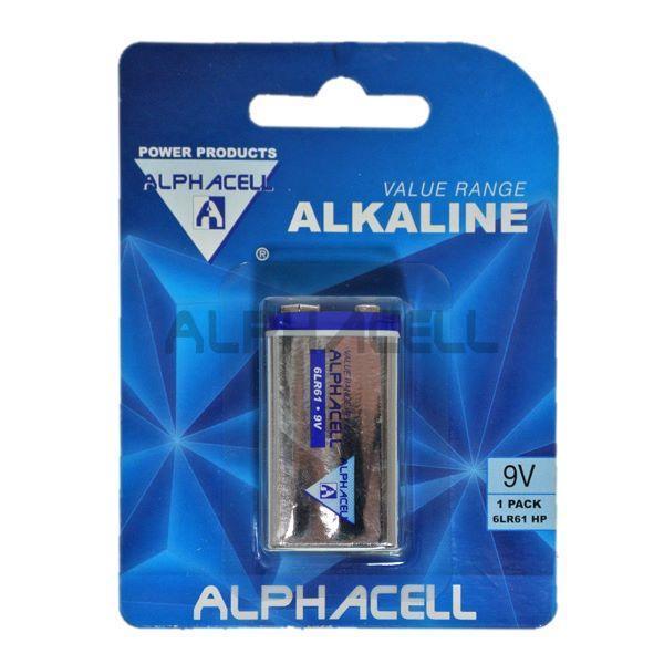 Alphacell 9v 1pc Value Battery