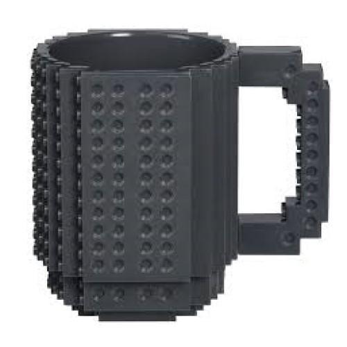 Black Building Brick Mug