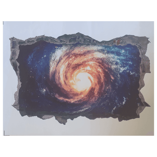 Small 3D Galaxy Wall Decal Sticker