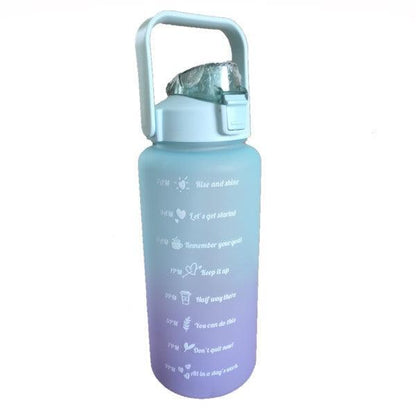 2 Litre Motivational Water Bottle