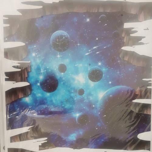 3D Outer Space Planets Wall Decal Stickers