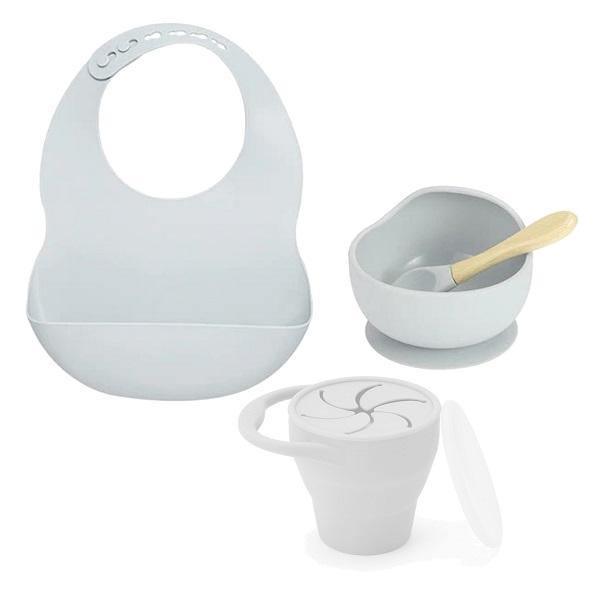 4pc Silicone Baby Feeding Set