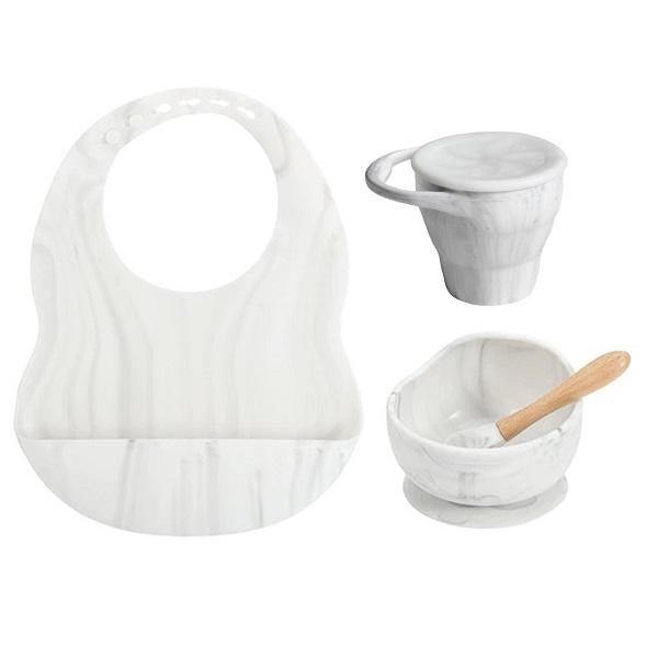 4pc Silicone Baby Feeding Set