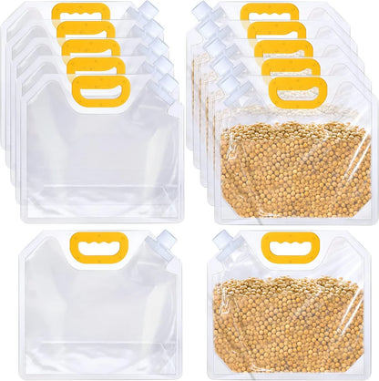 5L Refillable Plastic Food or Beverage Storage Bag (pack of 5)