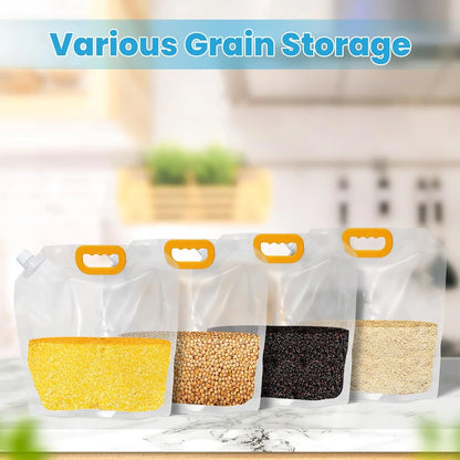 5L Refillable Plastic Food or Beverage Storage Bag (pack of 5)