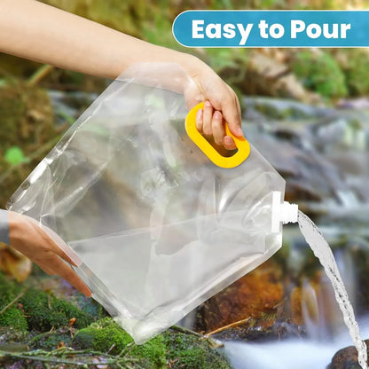 5L Refillable Plastic Food or Beverage Storage Bag (pack of 5)