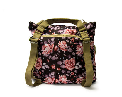 Beba Mour Roses Tote – Stylish Baby Bag with Changing Mat