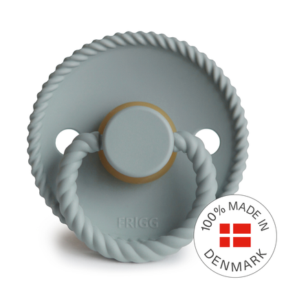 FRIGG Rope - Round Latex Pacifier - French Gray