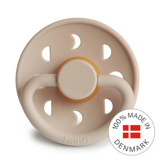 FRIGG Moon - Round Latex Pacifier - Croissant