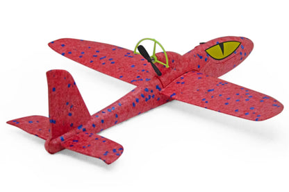 Red Glider Plane – Crash-Resistant | 30m Flight Distance