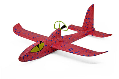 Red Glider Plane – Crash-Resistant | 30m Flight Distance