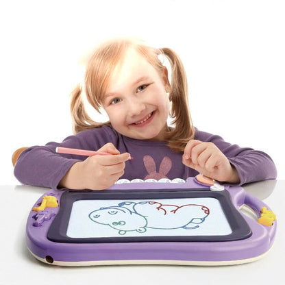 Jeronimo Handheld Writing Board with Hidden Pen & Music Notes – Blue