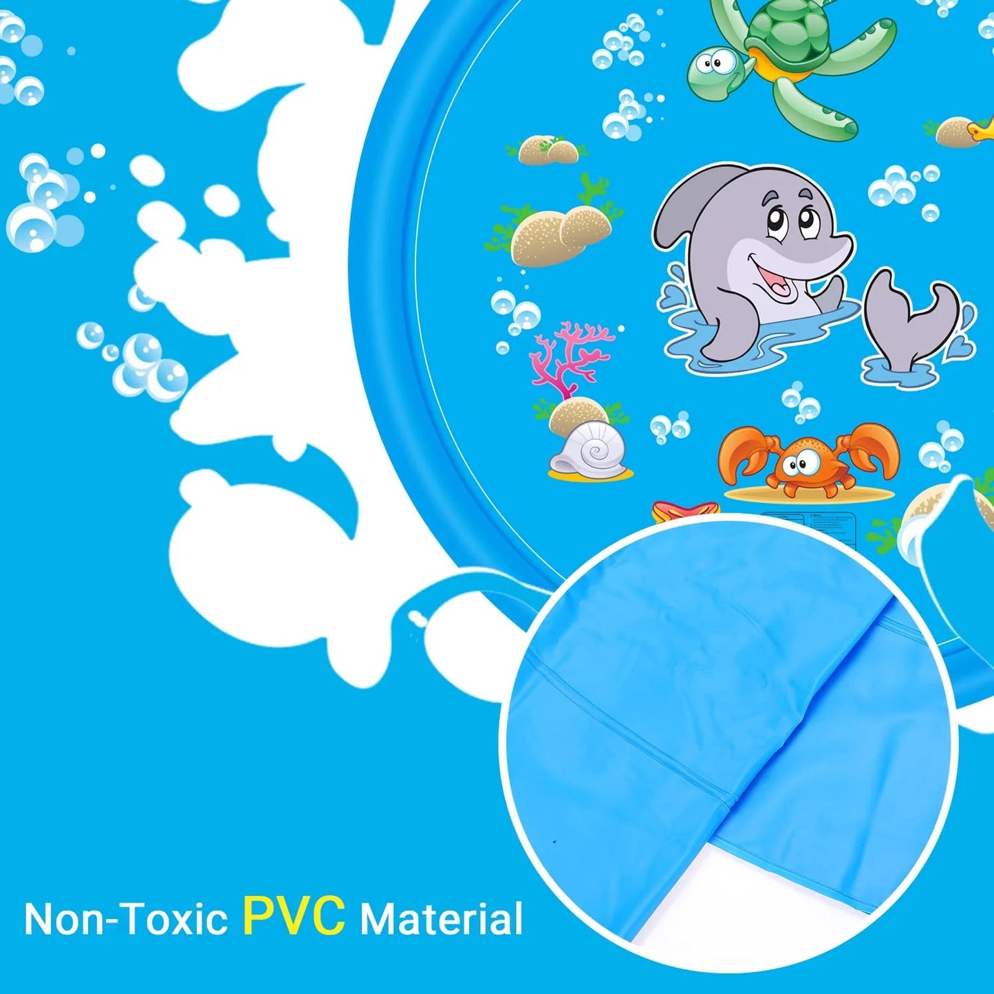 Jeronimo Sprinkler Pad – Blue | Summer Splash Pad (170cm)