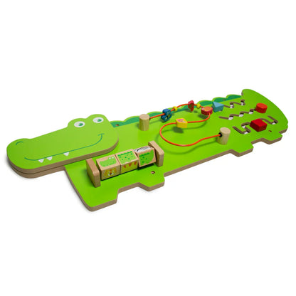 Jeronimo Wooden Wall Activity Crocodile