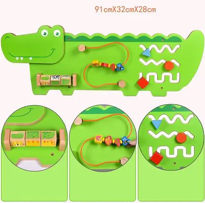 Jeronimo Wooden Wall Activity Crocodile