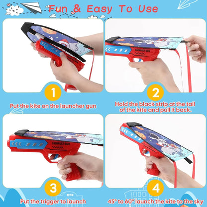 Jeronimo Airplane Launcher Foam Gun