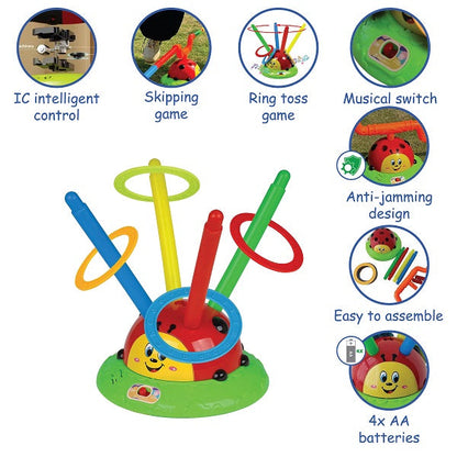Multifunction Ladybug Outdoor Activity Playset