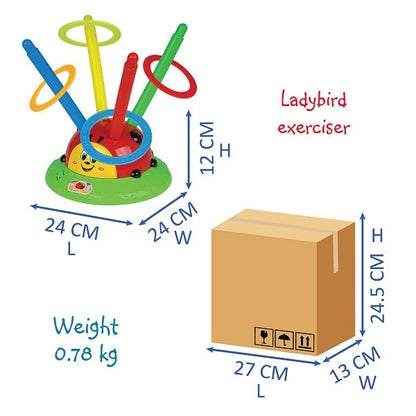 Multifunction Ladybug Outdoor Activity Playset