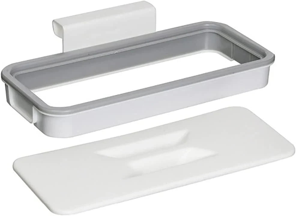 Over Door Trash Bag Holder with Lid