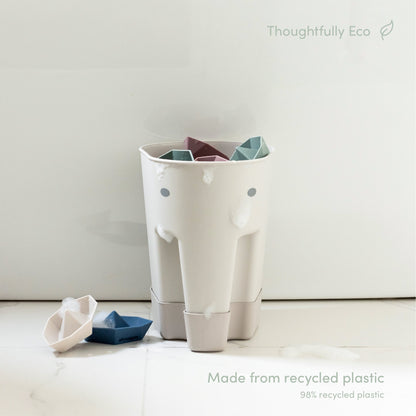 Shnuggle Ellie Bath Toy Drying Caddy | Free Standing Baby & Toddler Bath Toy Storage