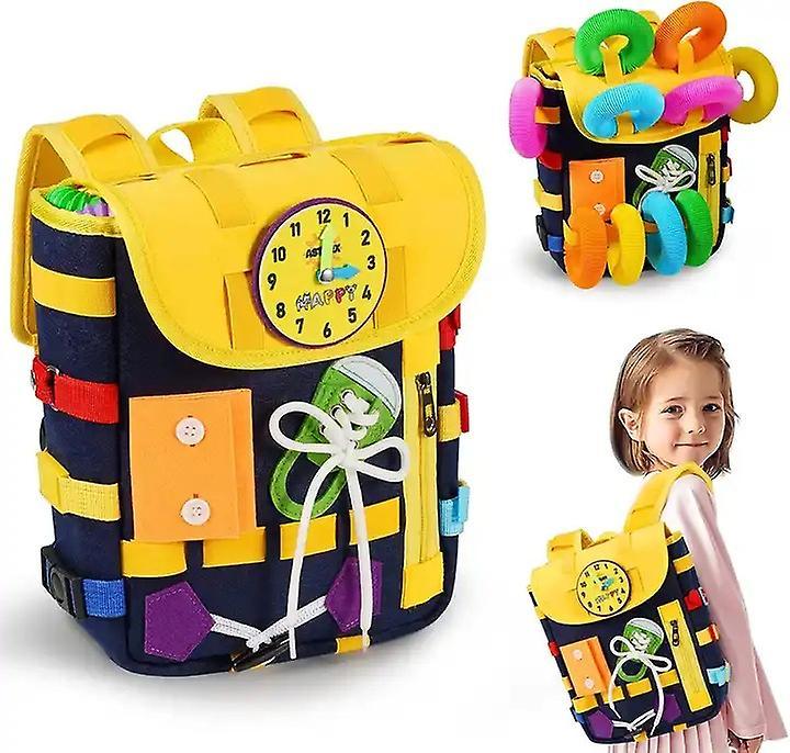 Toddlers Backpack Busy Board