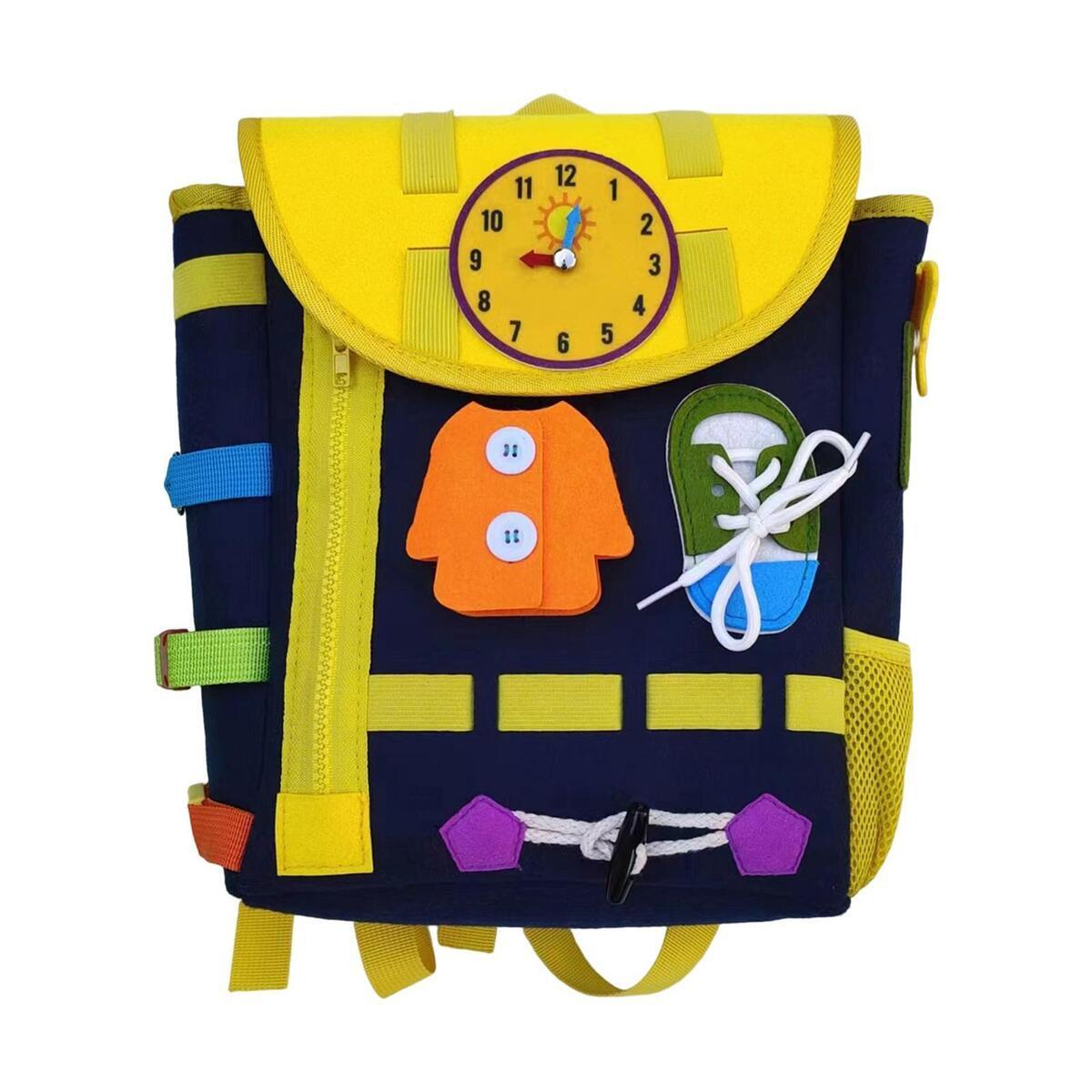 Toddlers Backpack Busy Board