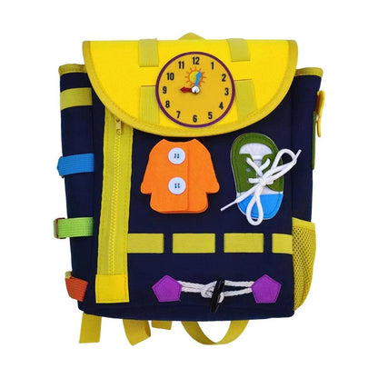 Toddlers Backpack Busy Board