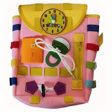 Toddlers Backpack Busy Board
