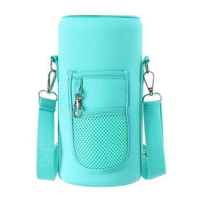 Water Bottle Holder Bag with Shoulder Strap