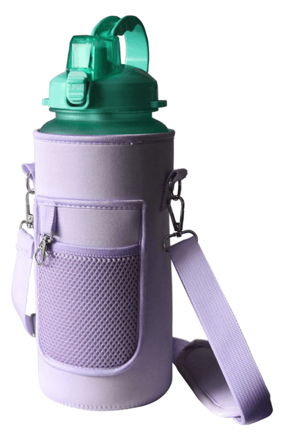 Water Bottle Holder Bag with Shoulder Strap