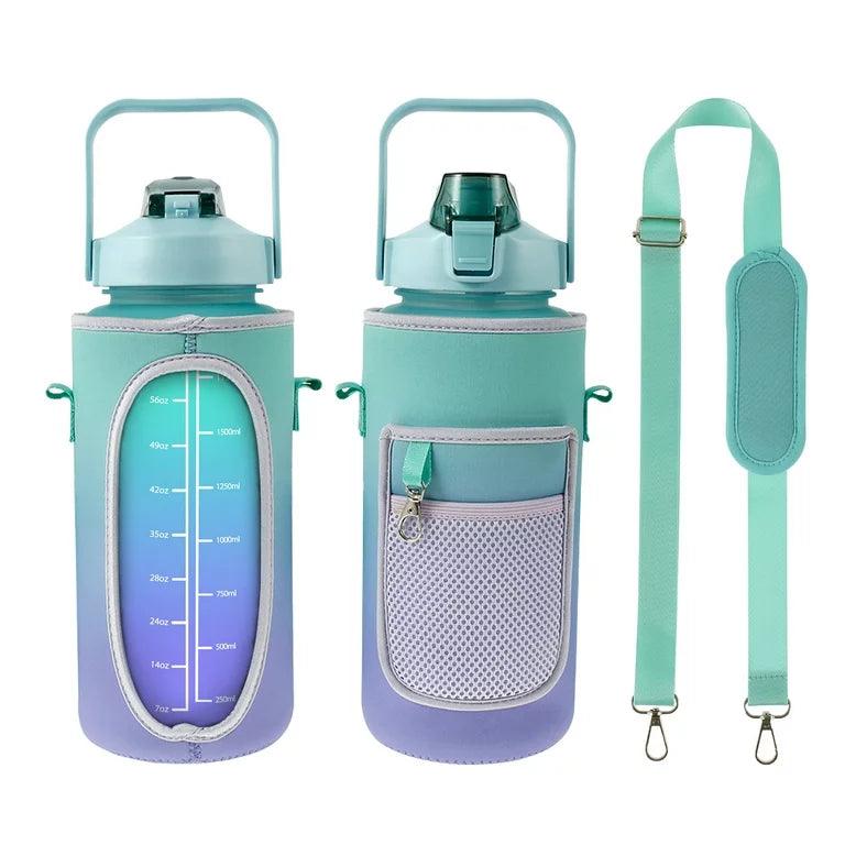 Water Bottle Holder Bag with Shoulder Strap