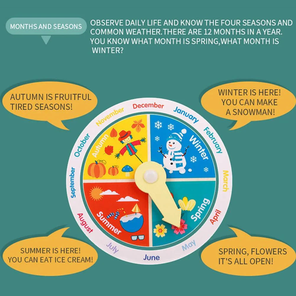 Wooden Busy Board Calendar