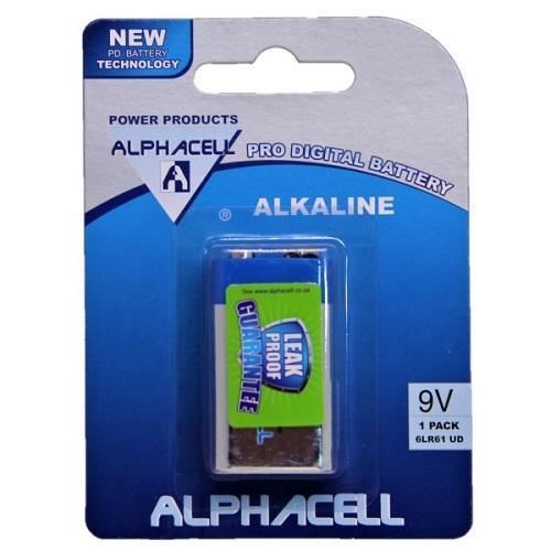 Alphacell Alkaline Pro Digital 9V Battery (1pc)