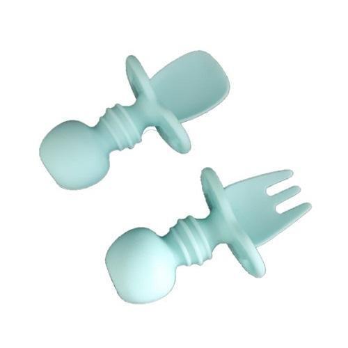 Baby Silicone Spoon & Fork Set