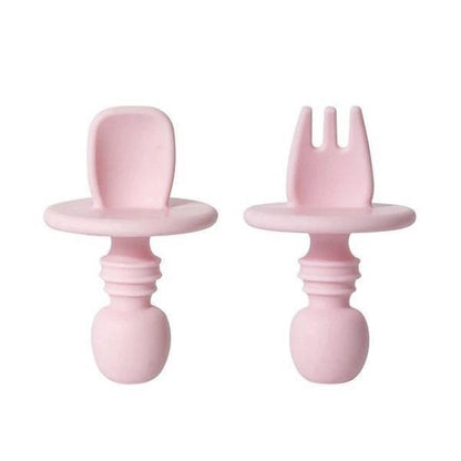 Baby Silicone Spoon & Fork Set