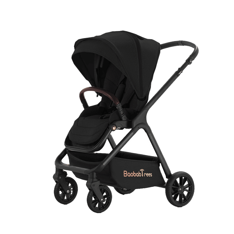 Black Linen Black High Rider Smart Stroller (Pre-Order)