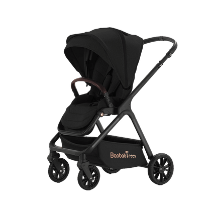 Black Linen Black High Rider Smart Stroller (Pre-Order)