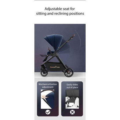 Black Linen Black High Rider Smart Stroller (Pre-Order)
