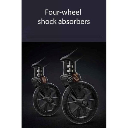 Black Linen Black High Rider Smart Stroller (Pre-Order)