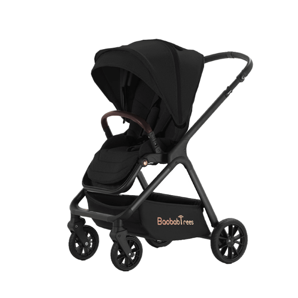 Black Linen Black High Rider Smart Stroller (Pre-Order)
