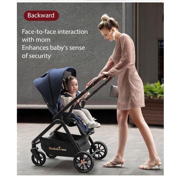 Black Linen Black High Rider Smart Stroller (Pre-Order)