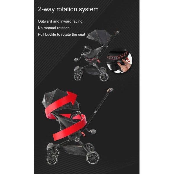 Brown Luxury High Rider Trend Stroller (Pre-Order)