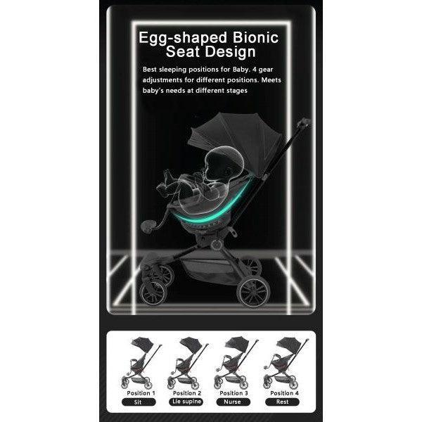 Brown Luxury High Rider Trend Stroller (Pre-Order)