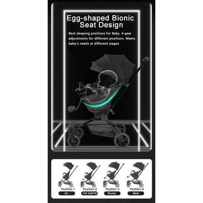 Brown Luxury High Rider Trend Stroller (Pre-Order)