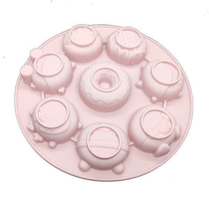 Cute Round Silicone Baking Mould