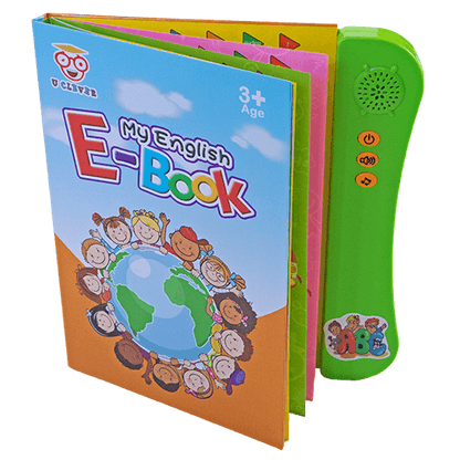 Early Learning Educational E- Book with Sounds, Alphabets, Shapes & Animals