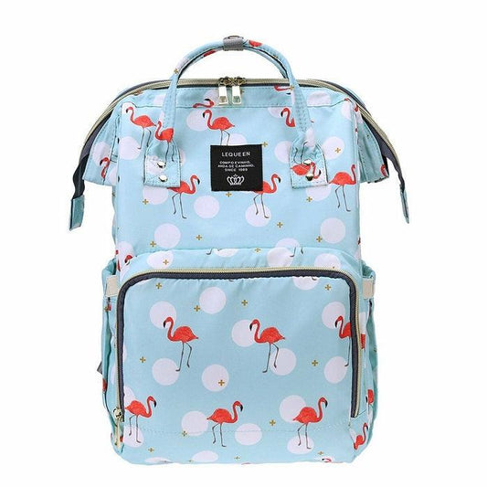 Flamingo Backpack Baby Diaper Bag