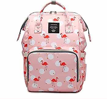 Flamingo Backpack Baby Diaper Bag