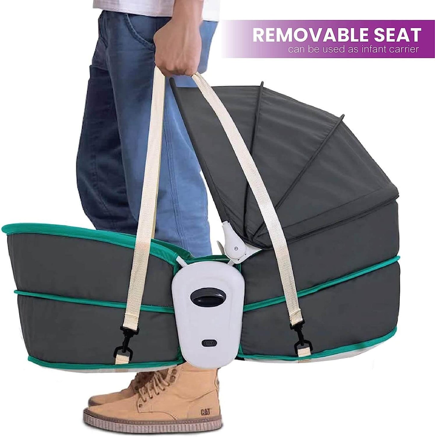 Mastela 5-in-1 Baby Rocker Bassinet